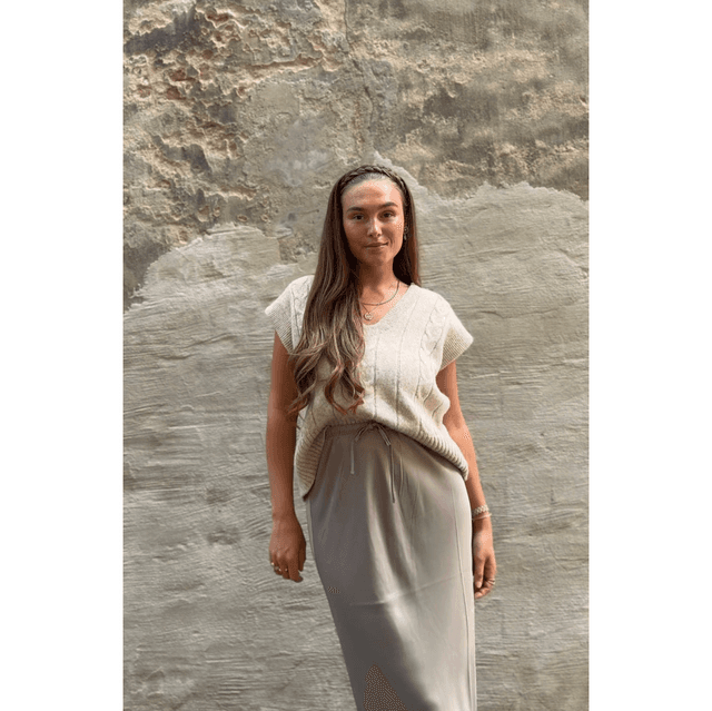CLAIRE SKIRT TAUPE