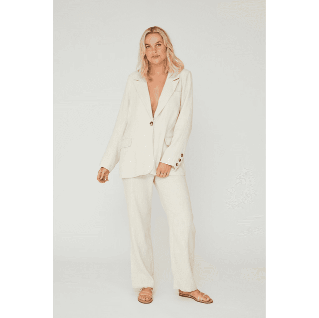 Linen Blazer Sand