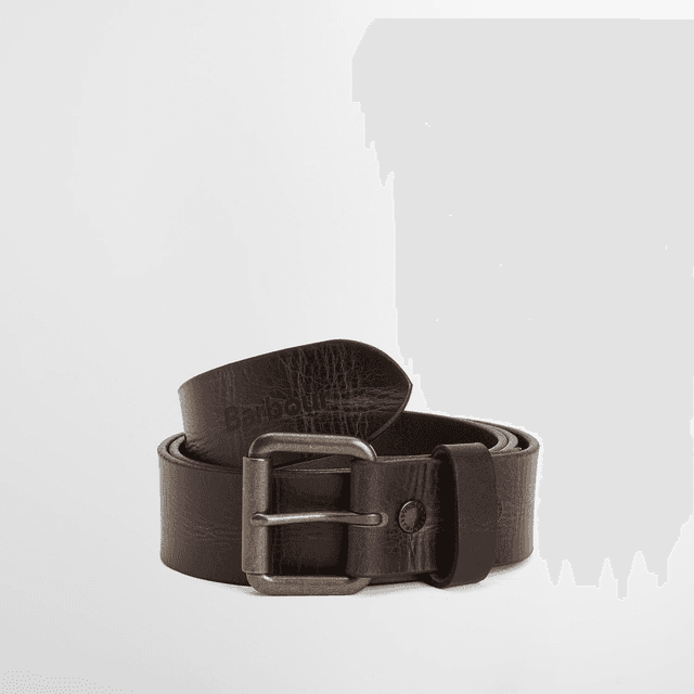 Barbour Deveron Leather Belt Brown