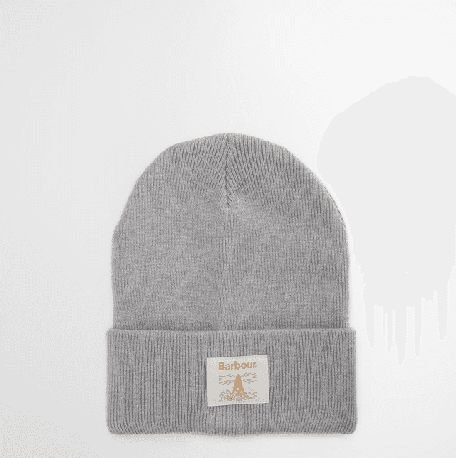 Barbour Ellison Beanie Light Grey