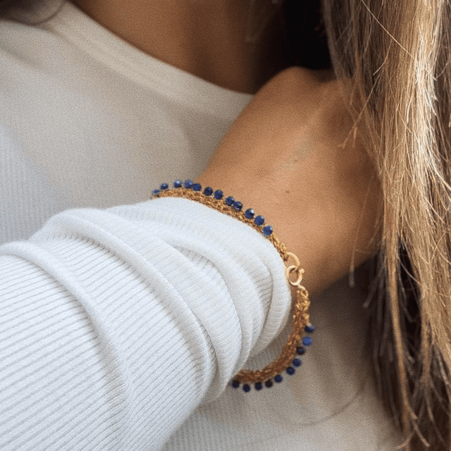 Lilly bracelet dark blue 