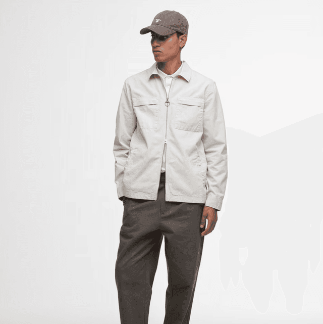 Barbour Glendale Overshirt Mist