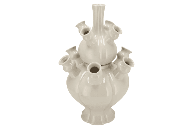 Rotterdam white vase tube 31x31x46cm