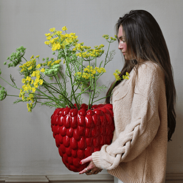 Aardbeien Vaas L