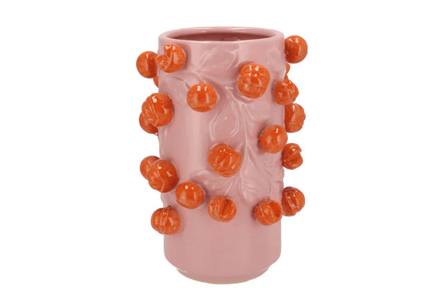 Fruit mandarin light pink cilinder 