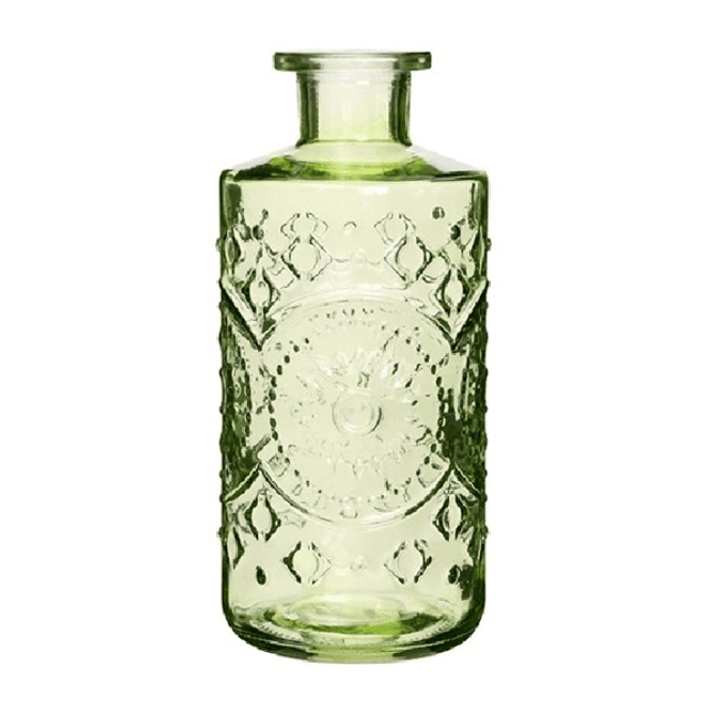 Gekleurd glazen fles Berlin Soft Green