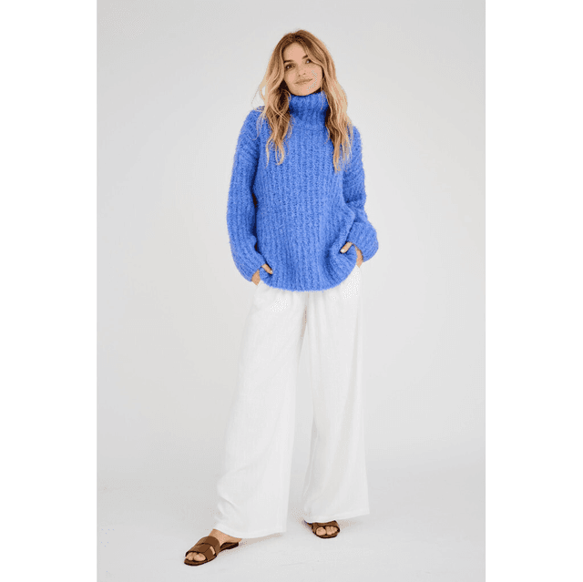 Orchid Knit Blue