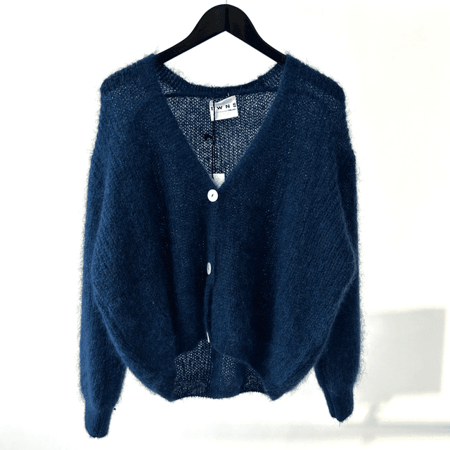 Vest Navy Blue met knoopjes