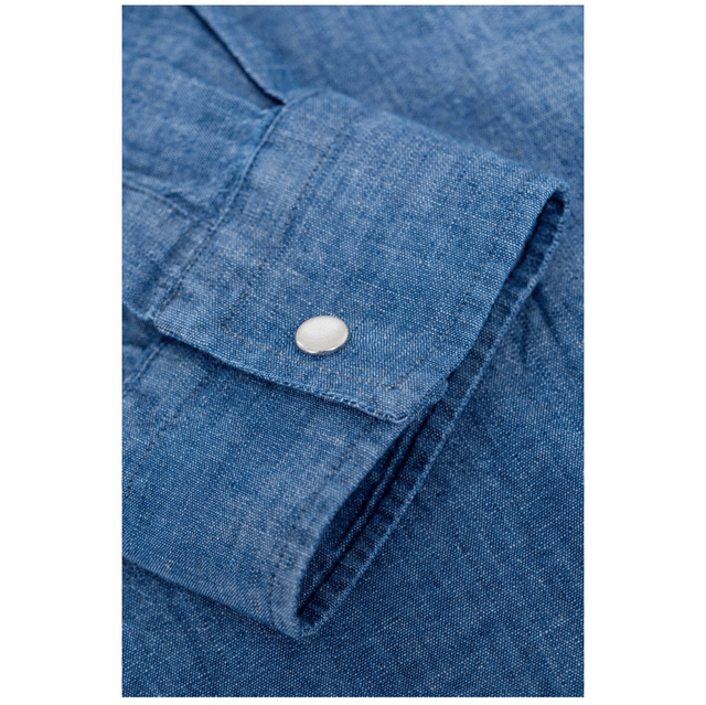 Reell Western Shirt Mid Blue Wash