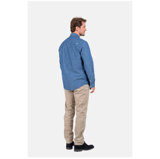 Reell Western Shirt Mid Blue Wash