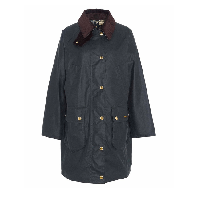 Barbour Long Beadnell Wax Sage/Ancient