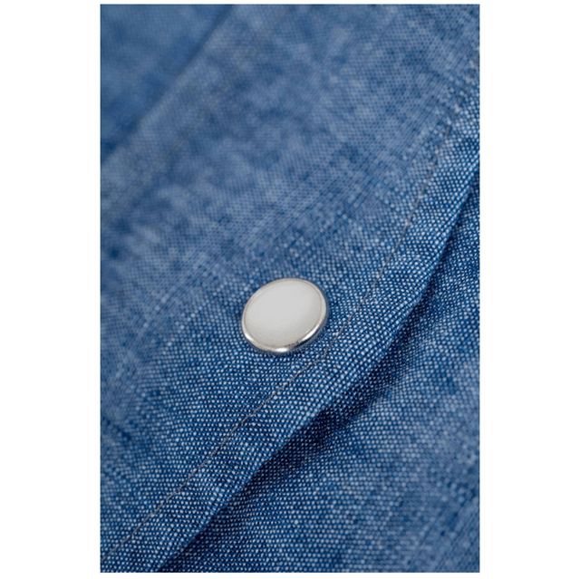 Reell Western Shirt Mid Blue Wash