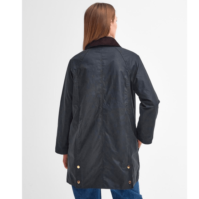Barbour Long Beadnell Wax Sage/Ancient