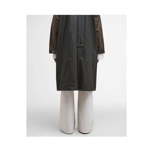 Barbour Evette Wax Jacket Fern Beech Ancient Tartan