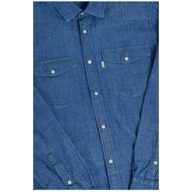 Reell Western Shirt Mid Blue Wash