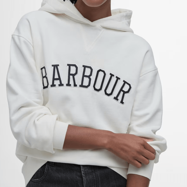 Barbour Northumberland Hoodie Cloud / Navy